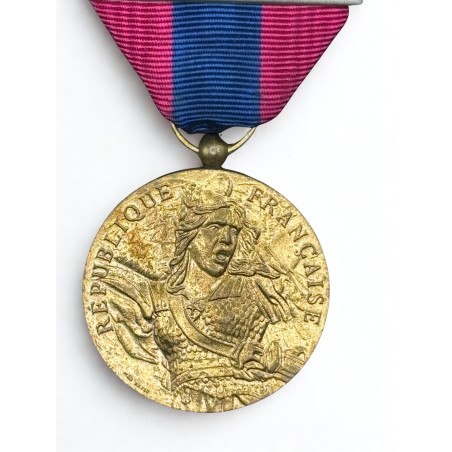 Médaille de la Défense Nationale - Bronze - Agrafe Artillerie