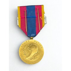 Médaille de la Défense Nationale - Or - Agrafe Missions d'Assistance Extérieure
