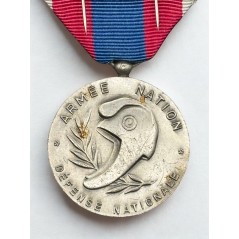 Médaille de la Défense Nationale - Argent - Agrafe Gendarmerie Nationale