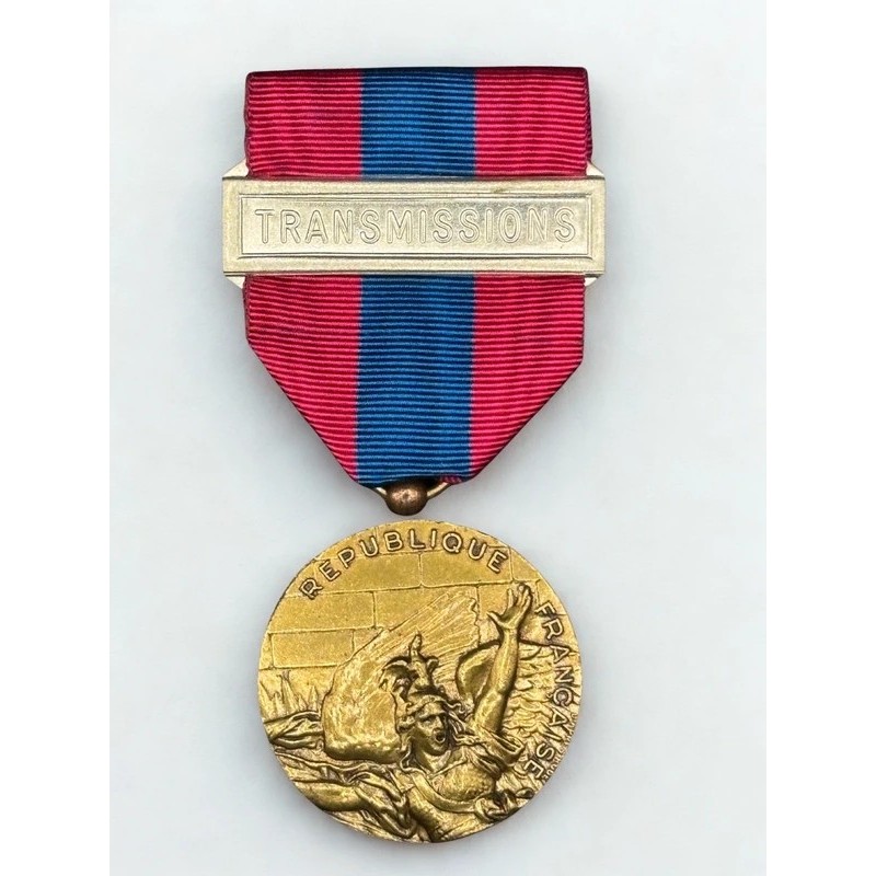 Médaille de la Défense Nationale - Bronze - Agrafe Transmissions