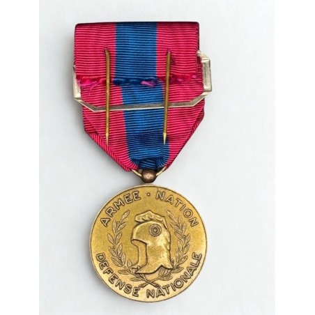 Médaille de la Défense Nationale - Bronze - Agrafe Transmissions