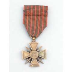Croix de guerre 1914-1918 - 1 citation