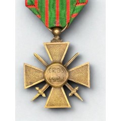 Croix de guerre 1914-1918 - 1 citation