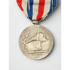 Médaille d’honneur des chemins de fer  - Echelon Argent