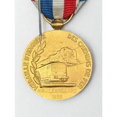Médaille d’honneur des chemins de fer  - Echelon Vermeil