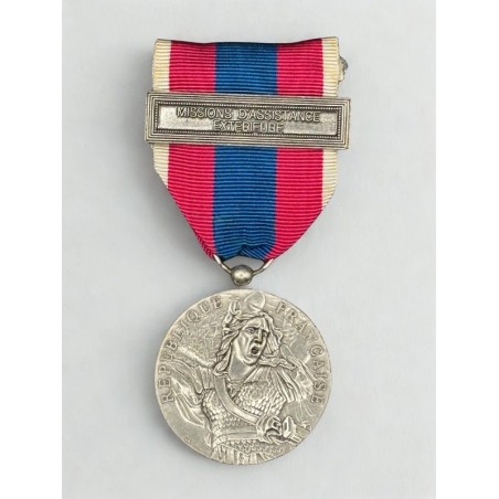 Médaille de la Défense Nationale - Argent - Agrafe Missions d'Assistance Extérieure