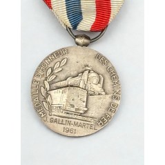 Médaille d’honneur des chemins de fer  - Echelon Argent