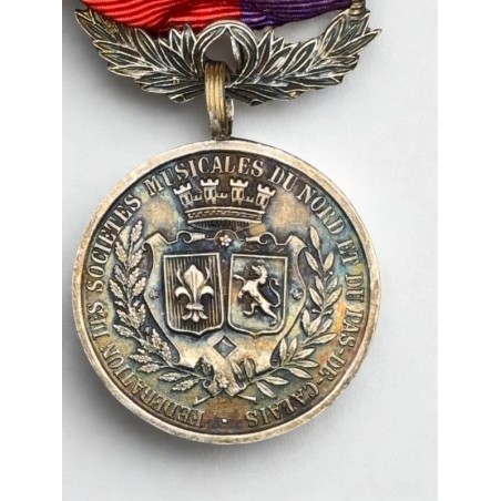 Médaille des fédérations des sociétés musicales du Nord et Pas-De-Calais