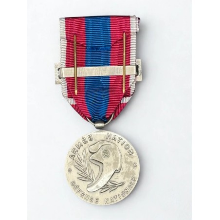 Médaille de la Défense Nationale - Argent - Agrafe Gendarmerie Nationale