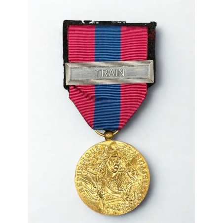 Médaille de la Défense Nationale - Bronze - Agrafe Train