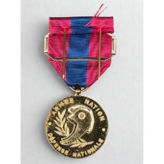 Médaille de la Défense Nationale - Bronze - Agrafe Missions d'Assistance Extérieure